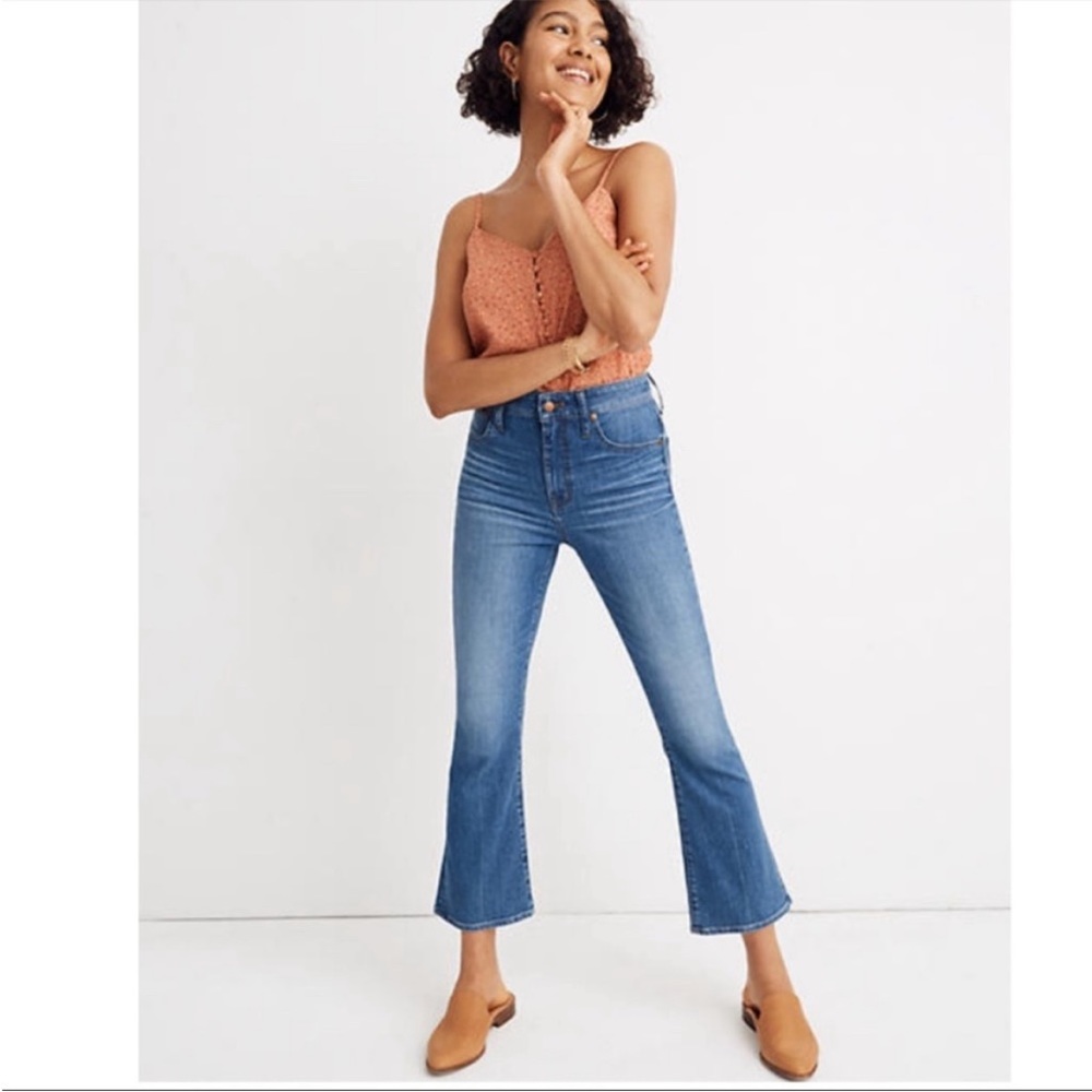 MADEWELL Curvy Cali Demi Boot Jeans